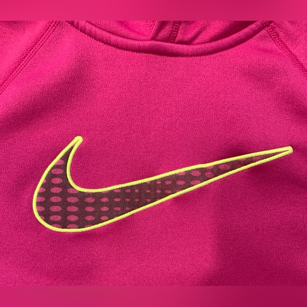 Nike Pink and neon Hoodie - Picture 4 of 11